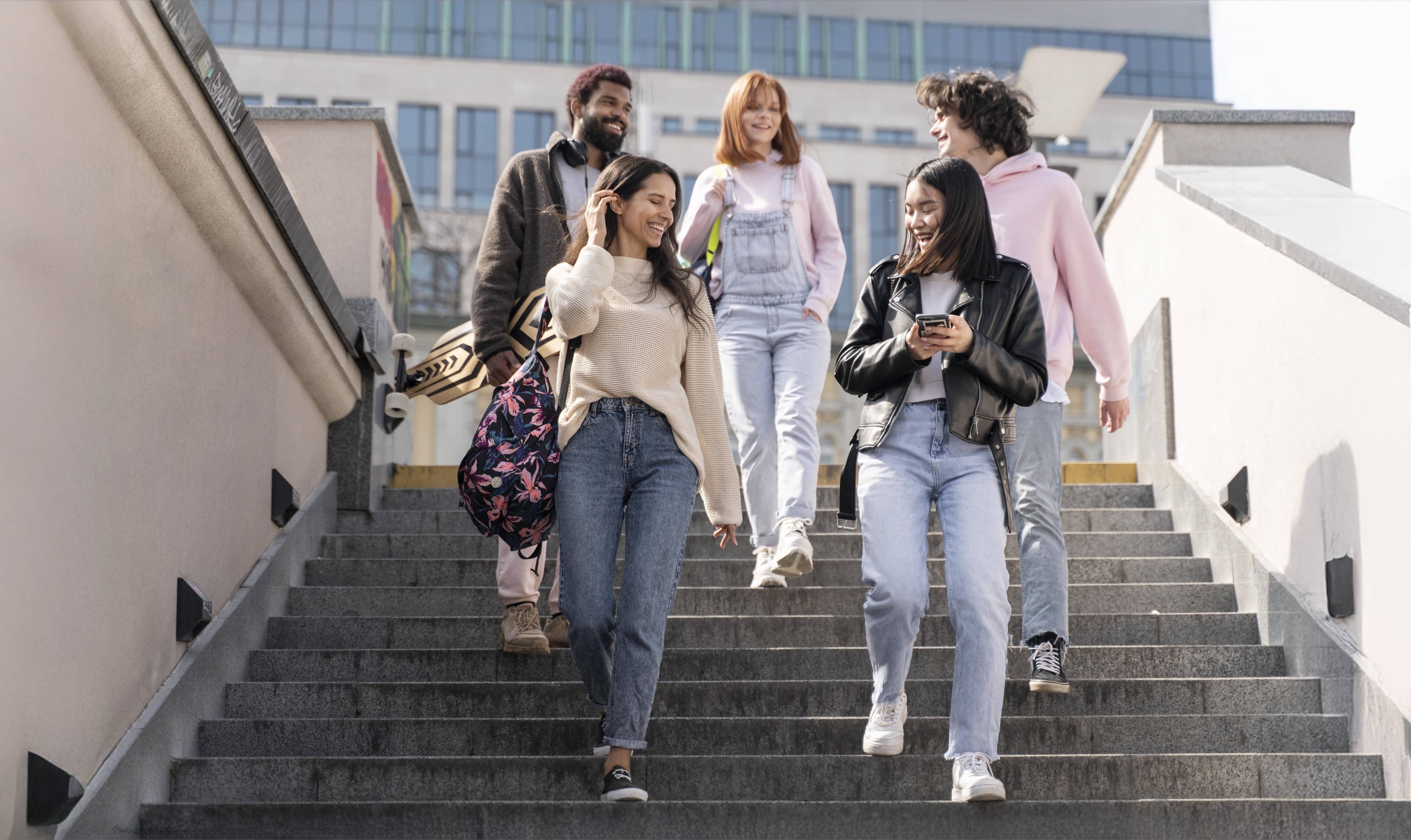 A man and a woman standing next to each other.